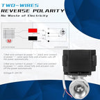 1'' Stainless Steel Electric Water Valve - 9-24V DC Motorized Ball Valve with Full Port, 2 Wire Reverse Polarity, NSF Certified, IP67 - Image 4