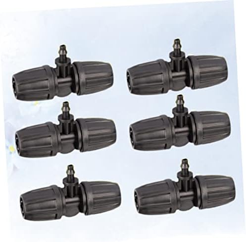 50Pcs Black Plastic Hose Connector Joint for Drip Micro Tubing - Image 4