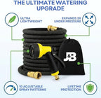 J&B XpandaHose 150ft Expandable Garden Hose, Lightweight, Brass Connectors - Image 6