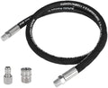 Pressure Washer Whip Hose Power Washer Jumper Hose for Pressure Washing with Steel Connector 3/8 Inch NPT Quick Connect Plug Hose Reel Connector Hose, 4000 PSI, 11FT, 1PCS by NuFlySic