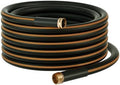 Atlantic Garden Hose 50 ft Black 5/8" Heavy Duty Water Hose Extension by Atlantic