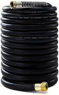 5/8" Garden Hose 150ft, -40℉ To 190℉ Hot/Cold Rubber hose, Black by BLENDLITETools
