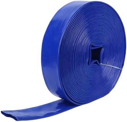Flat Soaker Hose, PVC Seepage Pipe for Garden Irrigation, Flexible Water Saving Belt for Lawn Flower Bed 50m 8 inch by Unknown