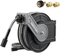 Giraffe Tools Pressure Washer Hose Reel with Replaceable 60FT Hose, 4000PSI by GiraffeTools