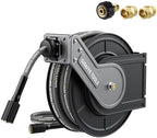 Giraffe Tools Pressure Washer Hose Reel with Replaceable 60FT Hose, 4000PSI by GiraffeTools