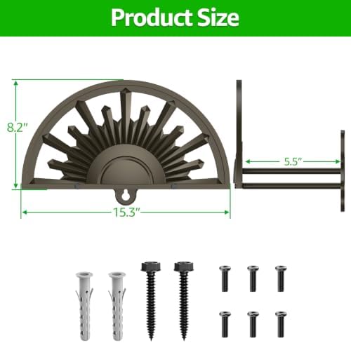 GOFORWILD Garden Hose Holder Holds 125-Feet of 5/8-Inch Hose Guage Steel - Image 2