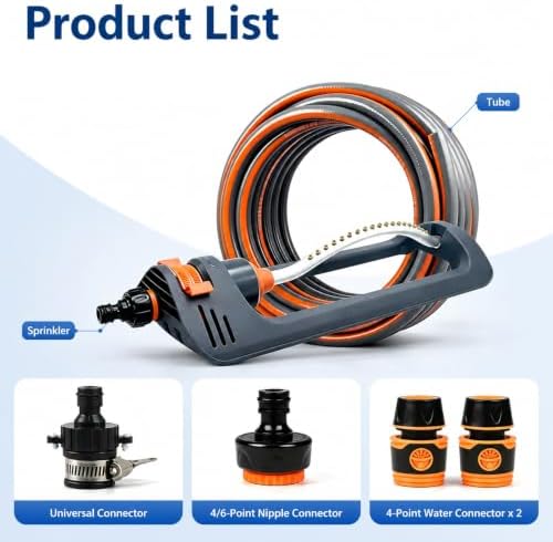 Drip Irrigation System Kit 5-50m Garden Watering Hose Mist Cooling - Image 6