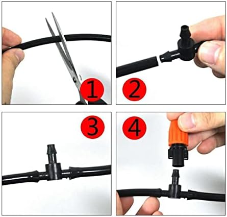 Gardening Irrigation Dripper 10 Pieces of Garden and Lawn Irrigation System Agricultural Dripper Sprayer Sprinkler Using Tee Connected to 4/7 Mm Hose IT197 - Image 2
