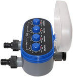 Practical 2 Outlet Water Regulator Permanent Build Ideal for Lawns Flower Beds Greenhouses Adjustable Sprinkler Schedule Timer - Image 4