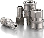 4Set Npt 1/4 Inch Pressure Washer Coupler, Internal Thread, External Thread - Image 4