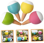 4pcs Ceramic Watering Globes Plant Watering Spikes for Indoor and Outdoor Plants Self Stakes Automatic Drip Irrigation Devices Red Clay Material - Image 6