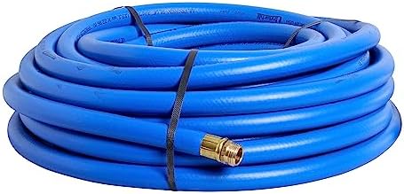 Underhill UltraMax Commercial Garden Water Hose 75 ft, Lightweight, Flexible, Anti-Kink, All Weather, 1200 psi, H75-075B, ¾ Inch x 75 ft, Blue by Underhill