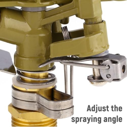 Heavy Duty Pulsating Impact Lawn Sprinkler with Metal Base Heavy - Image 2