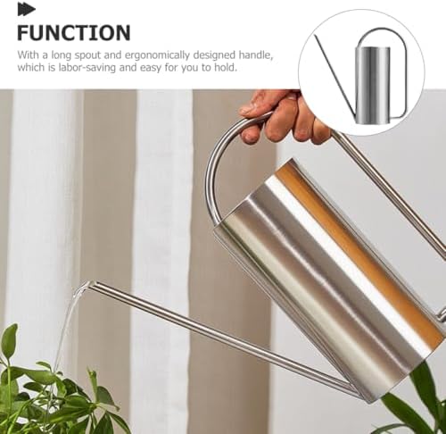 Watering Can Long Spout for Plants Stainless Steel 1.5l - Image 3