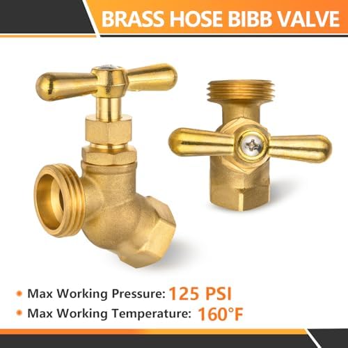 20 PC HeSun 1/2" FIP x 3/4" MHT Garden Hose Faucet/Valve(BIBCOCK016-20) - Image 4
