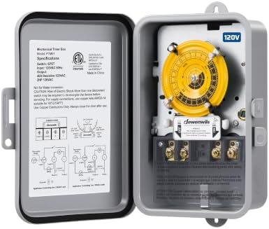 DEWENWILS 24-Hour Mechanical Timer Switch - 120VAC SPST, 2HP 40A by DEWENWILS