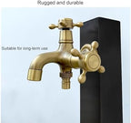 Garden Faucets, Outdoor Spigot, Outdoor Faucet, Outdoor Column Faucet Column, Freestanding Garden Fountain with Hose Holder and Multi-Function Sprinkler(11 * 8cm/4.3 * 3.1in) - Image 3