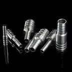 Hose Connector 10pcs 304 Stainless Steel 2 Way Barbed Pipe Fitting Reducer Straight Connector Pagoda Joint Hose Barb, for Home Garden Hose Connectors Accessories(16mm - 20mm) - Image 3
