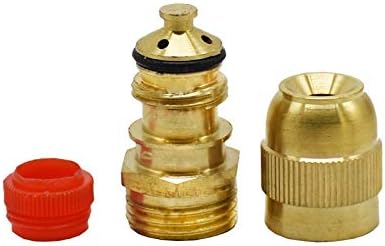 Spray Fountain Nozzle,Brass Fountain Spray Nozzle, Garden Fountain Brass Nozzle Male 1/2 Irrigation Brass Hose Nozzles Adjustable Water Fountain Pond Water Spray to Garden 10pcs - Image 6