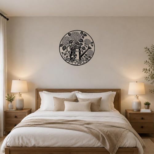 Watering Can Metal Wall Art as Charming Garden Accent for Bedroom Decor - Image 4