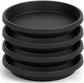 NIMYAU 4 Pack Plant Saucer 14 Inch, Heavy Sturdy Plastic Plant Trays for Pots, Plant Water Catcher Tray for Plants, Flower Pot Saucers, Plant Saucers for Indoors Outdoor by NIMYAU