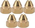 Omabeta 10PCS Brass Misting Nozzle Durable Fine Spray for Plant Irrigation and Cooling System (G3/4in 10.4CM) - Image 5