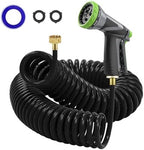 Coil Hose,3/8" EVA Coil Garden Hose 25 FT,Curly Water Hose by Unknown