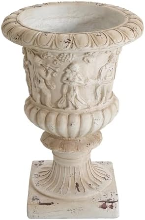 27' Garden Urn Planter, 27 Inch, Antique White - Image 6