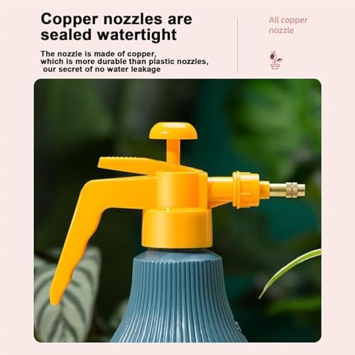 Watering Can Flower Plant Spray Bottle for Plants Mister Spray Bottle Water SprayerPressure Sprayer Bottle for Yard Garden Watering Tool(Blue) - Image 4