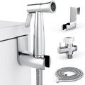 Purrfectzone Bidet Sprayer for Toilet, Handheld Sprayer Kit, Cloth Diaper Sprayer Set - Easy to Install - Stainless Steel by PurrfectZone