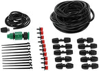 10m 8/11 Hose Adjustable Drippers Tee Kit Garden Automatic Watering Drip Irrigation System - Image 2