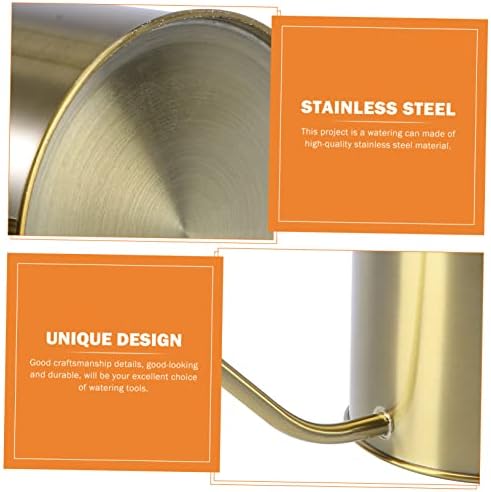 BESPORTBLE Ergonomic Handle Stainless Steel Kettle Leakproof Garden Watering Can Long Spout - Image 2