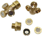 Garden Lawn Sprinkler Irrigation System Copper Mist Nozzle Greenhouse Ultra-fine Atomization Sprayer with 1/2" External Thread Cooling and Humidification Agricultural Tool 1 Piece - Image 3
