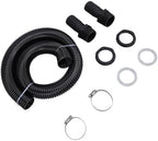 39.4 Inch Rain Barrel Diverter Kit, Plastic Hose Connector for Rainwater Collection Systems, Ideal Rain Barrel Accessory (with Hole Opener) by Unknown