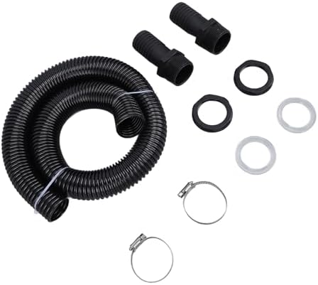 39.4 Inch Rain Barrel Diverter Kit, Plastic Hose Connector for Rainwater Collection Systems, Ideal Rain Barrel Accessory (with Hole Opener) by Unknown