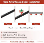 300pcs 0.25 GPH Pressure Compensating Drippers for Drip Irrigation - Image 4
