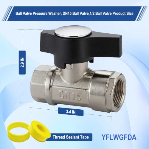 Ball Valve Pressure Washer, DN15 1/2" Ball Valve,Pressure Washer Ball Valve - Image 7