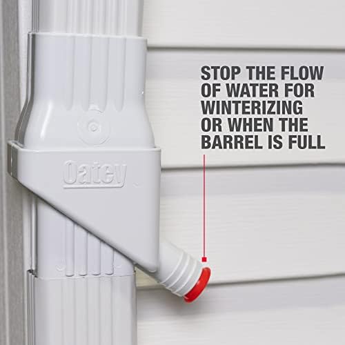 Oatey Mystic Rainwater Collection System, 2 in. x 3 in., White - Image 6