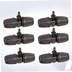 50Pcs Black Plastic Hose Connector Joint for Drip Micro Tubing - Image 3