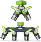 RAINPOINT Garden Hose Splitter 2 Way and Garden Hose Splitter 4 Way by RainPoint