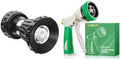 HOSUN Fire Hose Nozzle &Green Garden Hose Nozzle, Heavy Duty Fireman Style Garden Hose Nozzles, Leak Proof & Adjustable Water Nozzle High Pressure by HOSUN