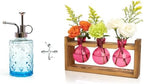 XXXFLOWER Upgraded Glass Plant Mister Spray+3 Pink Bulb Glass Propagation Station by XXXFLOWER