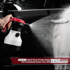 Electric Foam Sprayer with Brush Kit, Cordless Car Wash Sprayer with 2000mAh Battery, Automatic Foam Sprayer, 3 Adjustable Nozzles, Cleaning Brushes for Car Detailing, Wheels & Interior - Image 5
