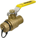 Webstone, a brand of NIBCO 1/2 inch Sweat x Hose Full Port Ball Valve by WebstoneabrandofNIBCO