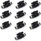3/8 Push to Connect Ball Valve Union Air Flow Control Valve Quick Connect Tube Fittings Pneumatic Valve Air Hose Fittings 10pack by ANHAN