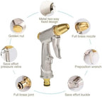 High Pressure metal Garden Water Spray Gardening Sprayer Hose Jet Household Lawn Washing Guns Yard Watering Sprinkle(Gun and cloth) - Image 5