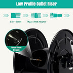 lesolar Pressure Washer Hose Reel,100FTx3/8'' / 200FTx1/4'' - Image 5