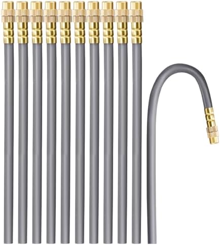 20PCS Garden 1/4Inch Bendable Mist Nozzle,Length- 19.6Inch Copper Sprinkler by MUCIAKIE
