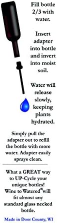 Adapters- Set of 5- Turns Your Wine Bottle Into a Plant Waterer! - Image 6