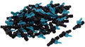 Tnfeeon 50PCS 1/2in Male Thread Barbed Ball Valve for 25mm Irrigation Pipe, Accessories for 25mm Irrigation Pipe, Shut Off Switch for Garden Drip System, Manual Water Control for by Tnfeeon